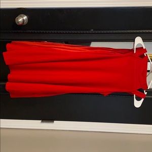 Red Amazon Dress with Pockets